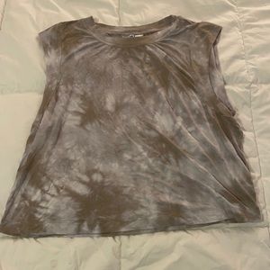 Target (JoyLab) Tan/White Marble Workout Muscle Tee